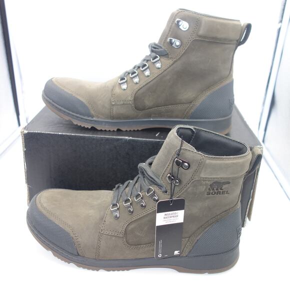 NEW Sorel  Men's 13 Ankeny II Mid Boot Waterproof Major Brown Coal - Picture 2 of 13